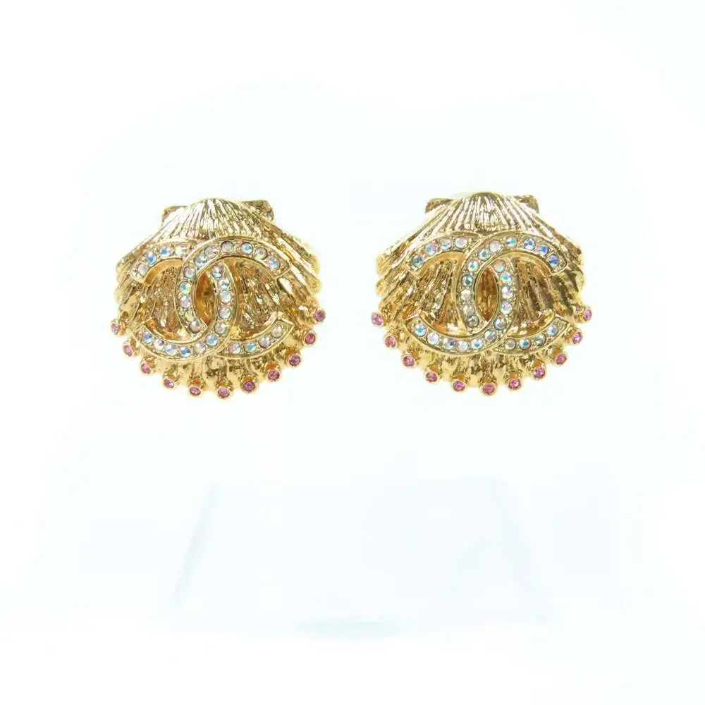 CHANEL Logo Earrings
